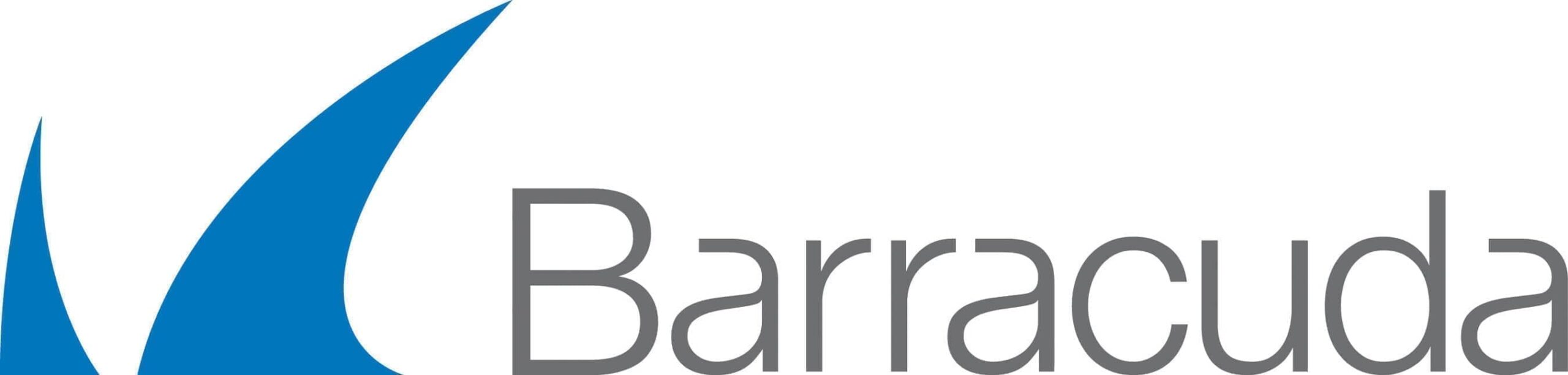 Barracuda Networks logo with blue wave.