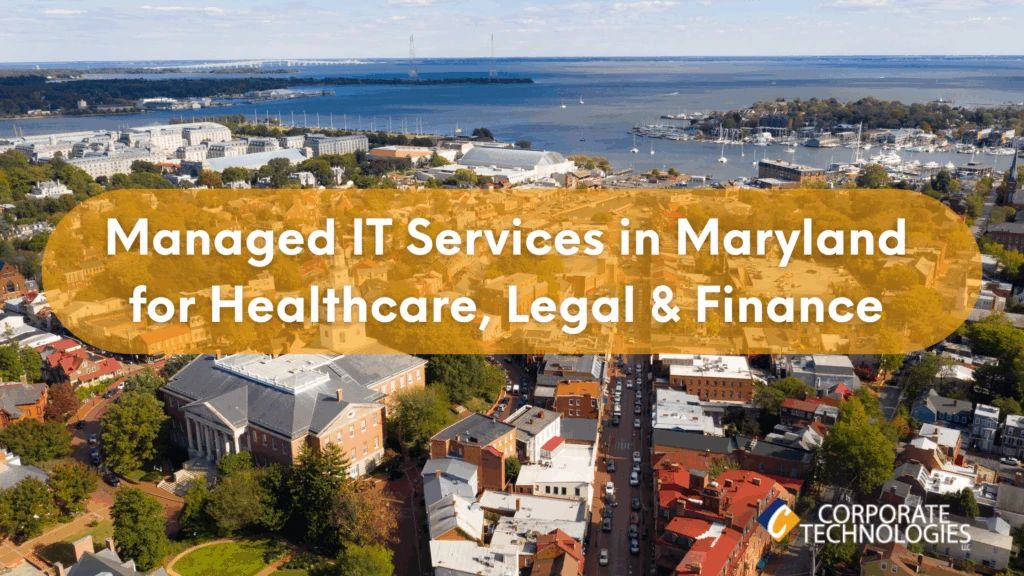 Managed IT Services for Maryland Compliance in Healthcare, Legal, and Finance